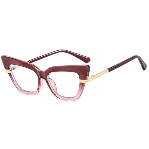 Monturas de gafas para mujer LVTFCO de ojo de gato para lucir con estilo en la oficina