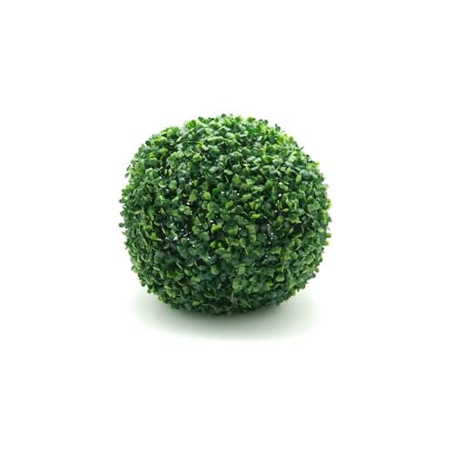MOHOME Palla Siepe Finta Esterno Artificiale Premium Quality Sfera Di Bosso 38 Ø cm Pianta Sintetica Decorativa Interno Esterno Giardino Foglia Realistica