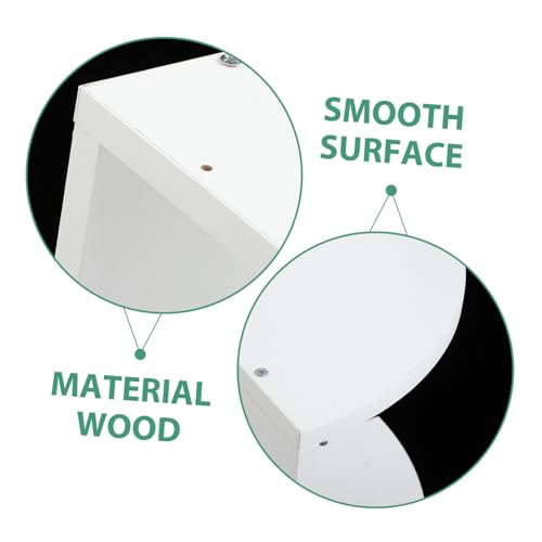 Étagère murale design créatif en matériau synthétique premium mat