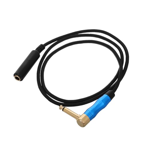 Cable de Audio Estéreo Macho Hembra 1/4 Mono SHINEOFI Alargador 6.35mm para Guitarra