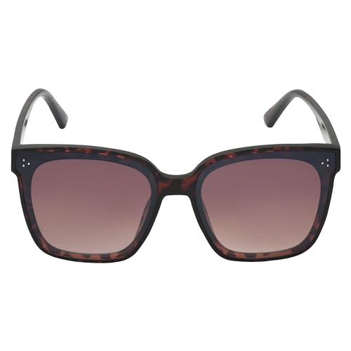 essica Simpson Women's J6214 Oversized Cat Eye Square Sunglasses2