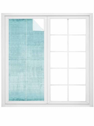 Película Decorativa para Ventanas Privadas Teal 17.7x78.7 in miniatura 1
