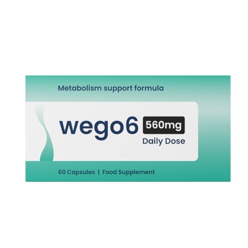 Wego6 Capsules Metabolism Support Supplement Daily Energy & Wellness Formula with Natural Ingredients 60 Capsules (1 Month Supply)