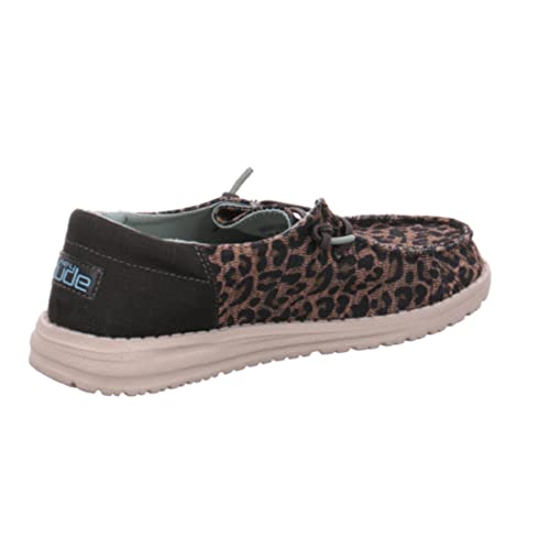Image of HEYDUDE Women's Wendy Chambray | Women's Shoes | Women's Lace Up Loafers | Comfortable & Light-Weight