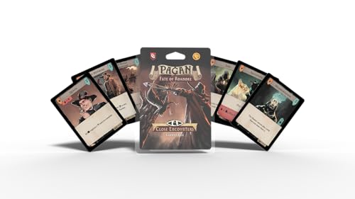 Capstone Games Pagan: Fate of Roanoke - Paquete de expansión de encuentros cercanos, juego de cartas de deducción asimétrica de Dueling Witch & Hunter lleno de intriga y misterio, 2 jugadores, 60
