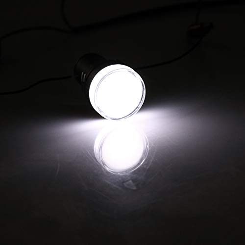 Uxcell 2Pcs White Indicator Light Ac/Dc 110V, 22Mm Panel Mount, For Electrical Control Panel, Hvac, Diy Projects #TOP6