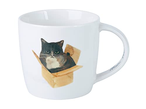 Maxwell & Williams Dx1216 Feline Friends - Tazza In Porcellana, Multicolore, 400 Ml, In Confezione Regalo