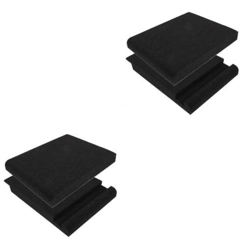 Toyvian 4 sets Almohadillas de aislamiento acústico para altavoces para estudio miniatura 4