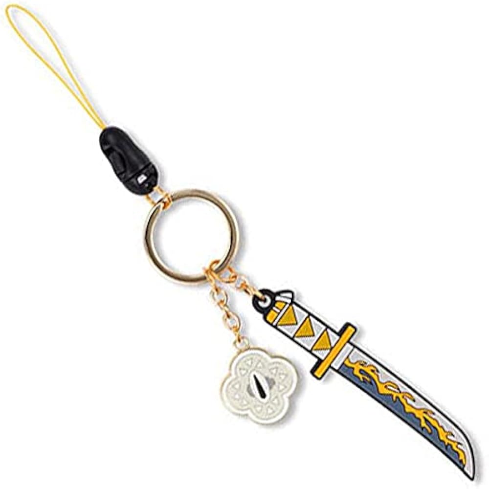 鬼滅の刃 我妻善逸 Q-pot. トリックゴーストネックレス 日輪刀チャーム 鬼滅の刃 我妻善逸 Q-pot. トリックゴーストネックレス 日輪刀