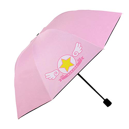 Parapluie manga grand format motif japonais anti-UV pour adulte