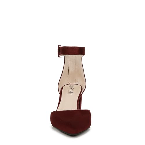 Life Stride Womens Admire Block Heel Ankle Strap Pump California Wine 9 W2