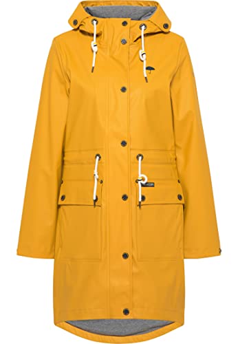 Schmuddelwedda Damen Regenmantel incus 34328268, Curry, M