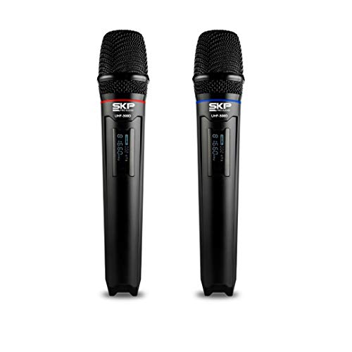 MICROFONE SEM FIO DE MAO DUPLO UHF 300D