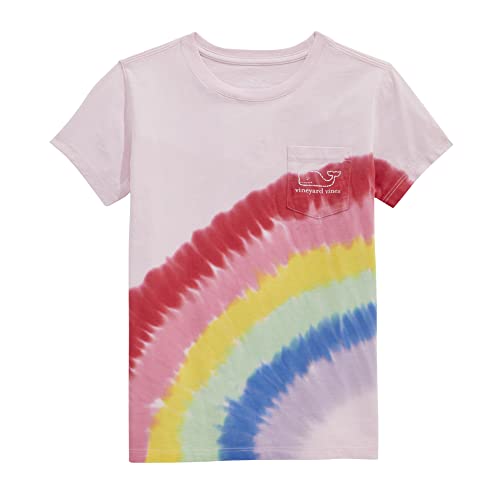 Amazon.com: vineyard vines Girls' Rainbow Tie Dye Short-Sleeve