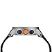 Timex Men's TW5M24600 Ironman Essential 30 Black/Gray/Orange Silicone Strap Watch