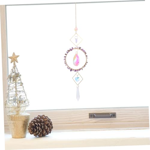 Pendentif améthyste à suspendre, le coffret cadeau déco idéal - 8