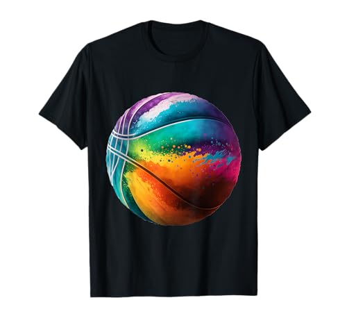 Basketball Tie-Dye T-Shirt for Teens and Players
