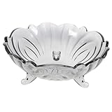 Plateau à fruits de style européen : l'aspect transparent du bol le rend beau lorsque vous y mettez des aliments, ajoute une touche de fraîcheur à votre pièce, petit bol à fruits