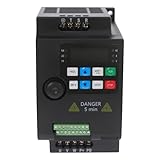 Frequenzumrichter 2.2KW 380V Antriebsumrichter mit 3 Eingang und 3 Ausgang, Hohes Drehmoment Frequenzwandler Inverter Antrieb für Motoren, Bohrmaschinen, Pumpen, Ventilatoren, Kühler