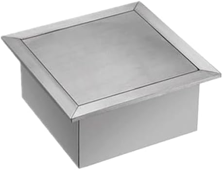 Stainless Steel 304 Office Waste Chute, Integrated Counter Slot for Kitchen Trash Recycling, 140mm Bottomless Design for Easy Waste Disposal (Color-220mm