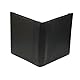 ALASSIO 30010 Ringbuchmappe A4 MONZA, Businessmappe aus Nappaleder, Tagungsmappe mit herausnehmbarer Ringmechanik, A4 Einsteckfächer, Visitenkartenfächern, Ledermappe, ca. 34,5 × 27 × 4 cm, schwarz