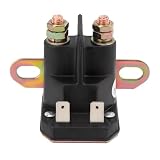 AUTO OCCASION Solénoïde de démarreur pour tracteur tondeuse à gazon 12 V 4 bornes compatible avec John Deere Z225 Z425 Z445 Z465 Z335 CUB CADET SNAPPER BOBCAT ZERO TURN Parts AM138068 725 04439