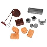 Accessoires : comprend nourriture, une grange et des outils pour créer un décor de ferme complet, améliorant temps de jeu avec des possibilités infinies, des balles de foin, des accessoires de grange de ferme