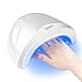 Produktbild Soontrans UV Lampe für Gelnägel, 24W/48W LED Lampe Nageltrockner, Geeignet für LED/UV Gel Acryl Shellac Fiberglas, Nagellampe Auto-Sensor Schnell Härten mit 5s/30s/60s Timer