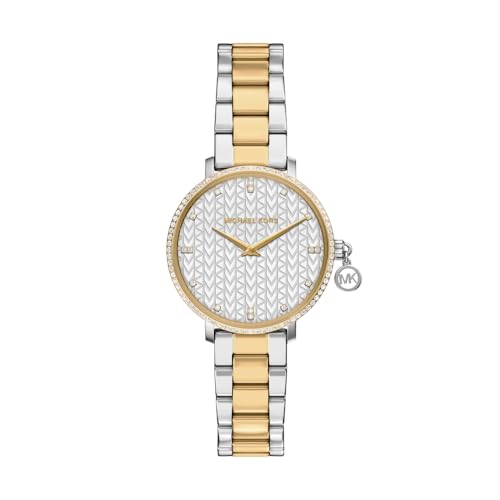 Montre Michael Kors femme Pyper MK7574 acier inoxydable montre argentée 32 mm