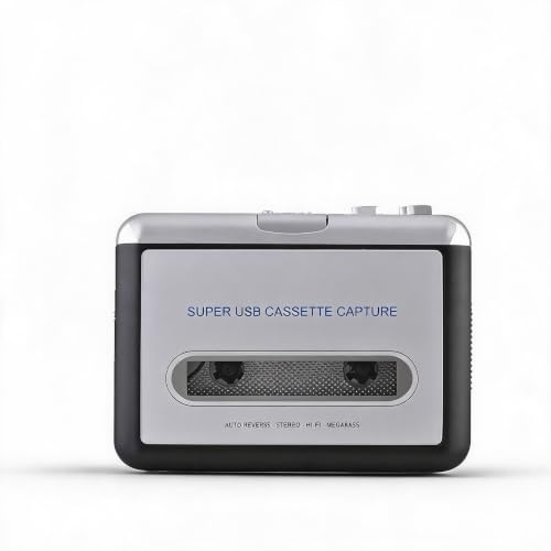 USB Cassette to MP3 Converter, Portable Tape to PC Audio...