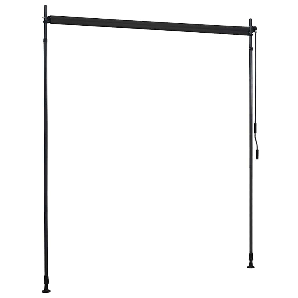vidaXL Roleta zewnętrzna, 200x270 cm, antracytowa