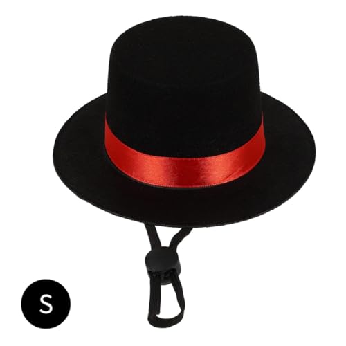 Sombrero de copa para perro y gato, ajustable, talla S miniatura 5
