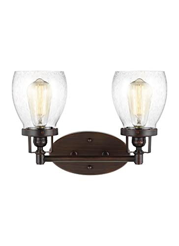Image of Generation Lighting 4414503EN7-710 Belton Three - Light Wall /Bath Vanity Style Fixture, Bronze