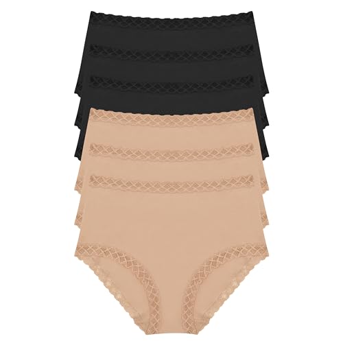 Natori Women's Bliss Full Brief 6-Pack