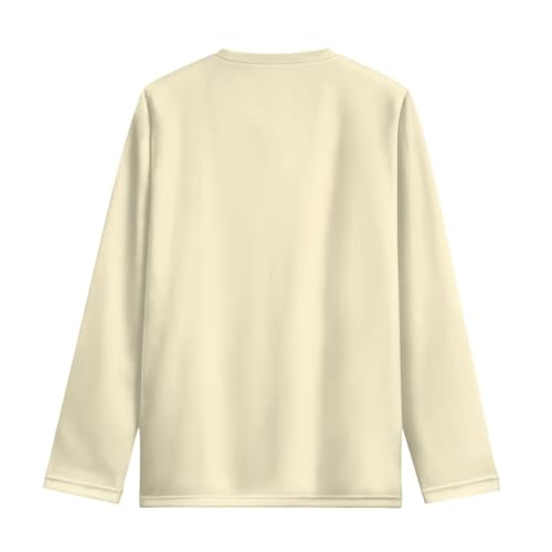 Long Sleeve Shirts for Girls Vintage Pullover Tops for Back to School Graphic Cute Crewneck Shirt for Kids 3-16Y2