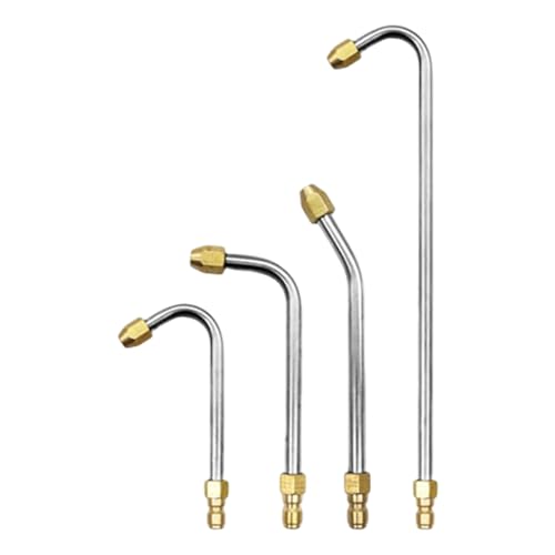 Pressure Washer Extension Wand, Angled Nozzle Attachment High Pressure Cleaning, Leakproof Connector Patio Garden Car Washing Equipment, Used for Outdoor, 34x8.5x1.2cm