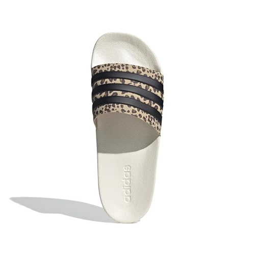 Image of adidas Women ADILETTE SHOWER Synthetic Swim Slide FTWWHT /GOLDMT /BOGOLD | LUT50