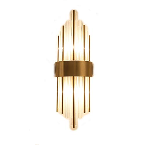 Lampe murale créative à cristaux pour chambre à coucher moderne - 2