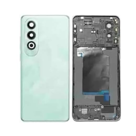 SPAREWARE® Back Panel Body with Middle Ring Housing Body Back Panel for Oneplus Nord CE4 -Celadon Marble
