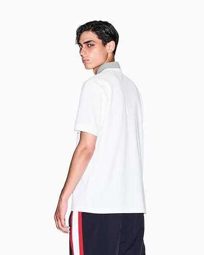 Polo Armani Exchange con logo pequeño miniatura 5