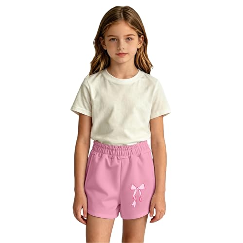 Pantalones Cortos de Verano para niñas, Corte Holgado, Estilo Casual, Ideales para Jugar y para el día a día. para climas cálidos