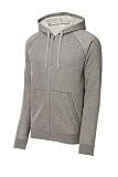 SPORT-TEK Unisex Drive Fleece Hooded Full Zip | Zip Up Hoodie for Men & Women, Light Fleece Jacket for Spring, Workout Hoodie