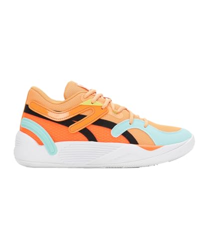 Image of Puma Unisex-Adult TRC Blaze Court Clementine-Ultra Orange Basketball Shoe - 9UK (37658223)