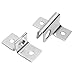 10pcs Thicken Locker Padlock Hasp Door Buckles Wardrobe Security Door Gate Bolts Latches Lock Bracket Door Hardware Hasp