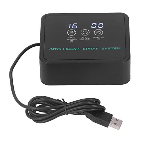 Reptile Humidifier, Automatic Reptile Mister Automatic With Timer, Terrariums Humidifier With 360°Adjustable Misting Nozzles, Lcd Display, Spray Kit For Rainforest Plants Amphibian #TOP3