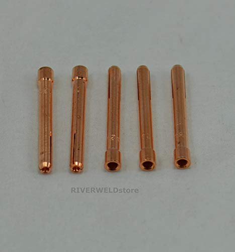 Image of RIVERWELD TIG Torch Collet 10N23x 5 /64 inch & 2.0mm Accessories 10pcs | for QQ300 PTA DB SR WP 17 18 26 TIG Welding Torch Consumables