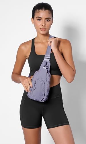 Image of ODODOS Sling Bag with Adjustable Straps Crossbody Chest Bag Lightweight Backpack for Casual Traveling Hiking