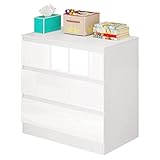 ikea malm kommode 3 schubladen weiß preis AUSGEWÄHLTES MATERIAL: Die Kommode mit Schubladen aus Holzwerkstoff mit Melaminfurnier (Stärke 1,2 cm) ist flach, glatt, wasserabweisend und leicht zu reinigen. Ihre mit PU-Glanzlack beschichteten Schubladenfronten wirken hell und dekorativ