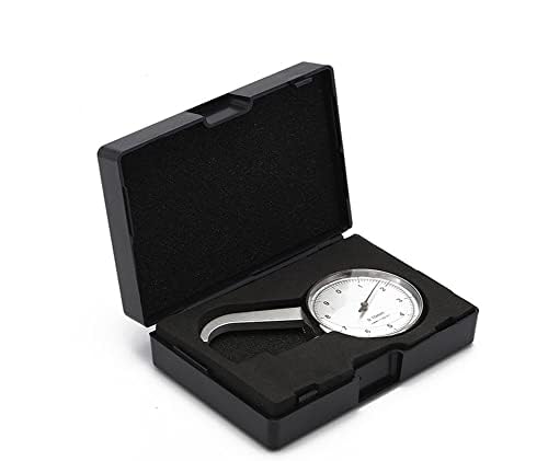 Calibrador de espesores para lentes de 0 a 10 mm, calibrador mecánico con esfera para lentes de gafas y vidrio miniatura 5