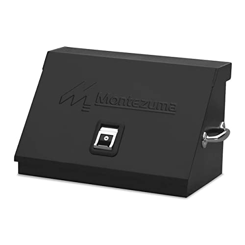 Montezuma – SM200B – 22.5-Inch Portable TRIANGLE Toolbox – Heavy-Duty Steel Construction – Metric and SAE Storage Chest – Weather-Resistant Toolbox – Lock and Latching System